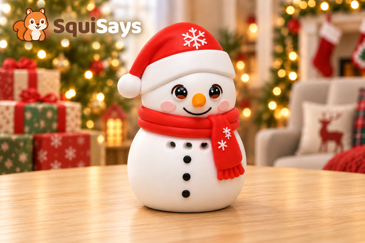 SquiSays™ Snowman Talking Flash Cards